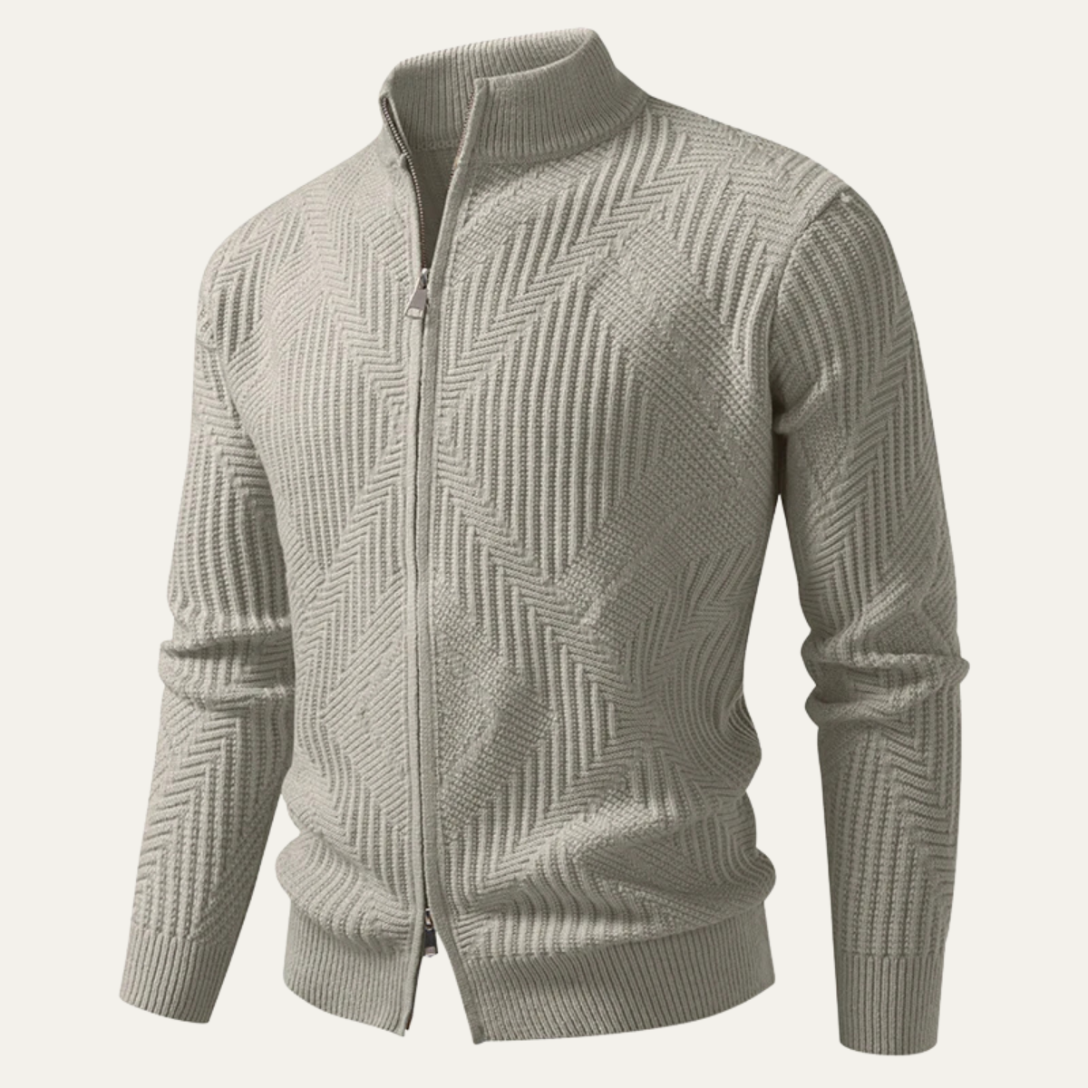 VogeLuxe | Pull polaire pour homme à motif color-block 5