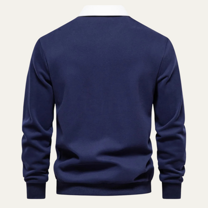 VogeLuxe | Pull polo décontracté et élégant pour homme 1