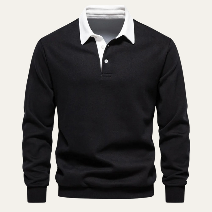 Pull Polo Classique et Confortable - vue 2