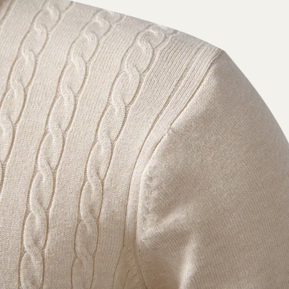VogeLuxe | Pull polo en maille à manches longues pour homme 2
