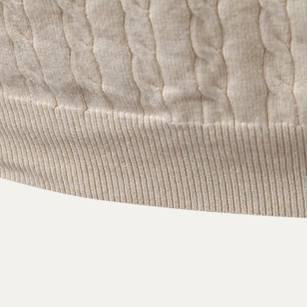 VogeLuxe | Pull polo en maille à manches longues pour homme 4