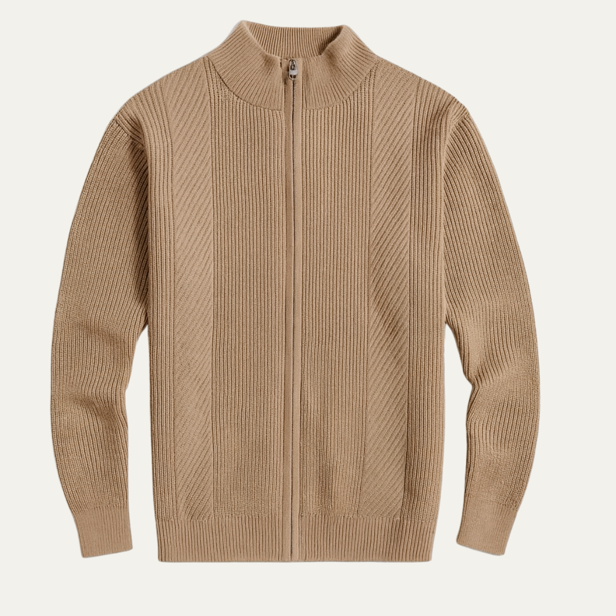 VogeLuxe | Pull polo en maille pour homme, style décontracté chic 1