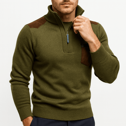 Pull Polo Cachemire Doux et Chaud pour Homme
