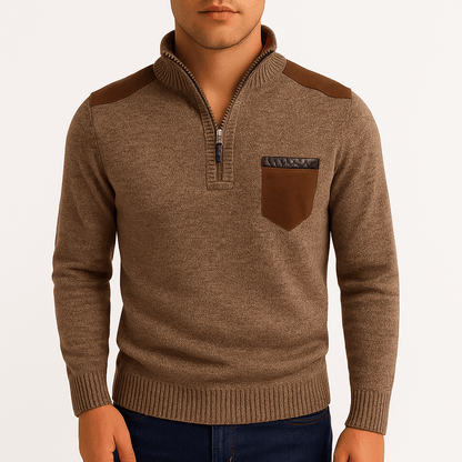Pull Polo Cachemire Doux et Chaud pour Homme