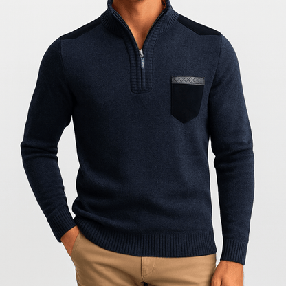 Pull Polo Cachemire Doux et Chaud pour Homme