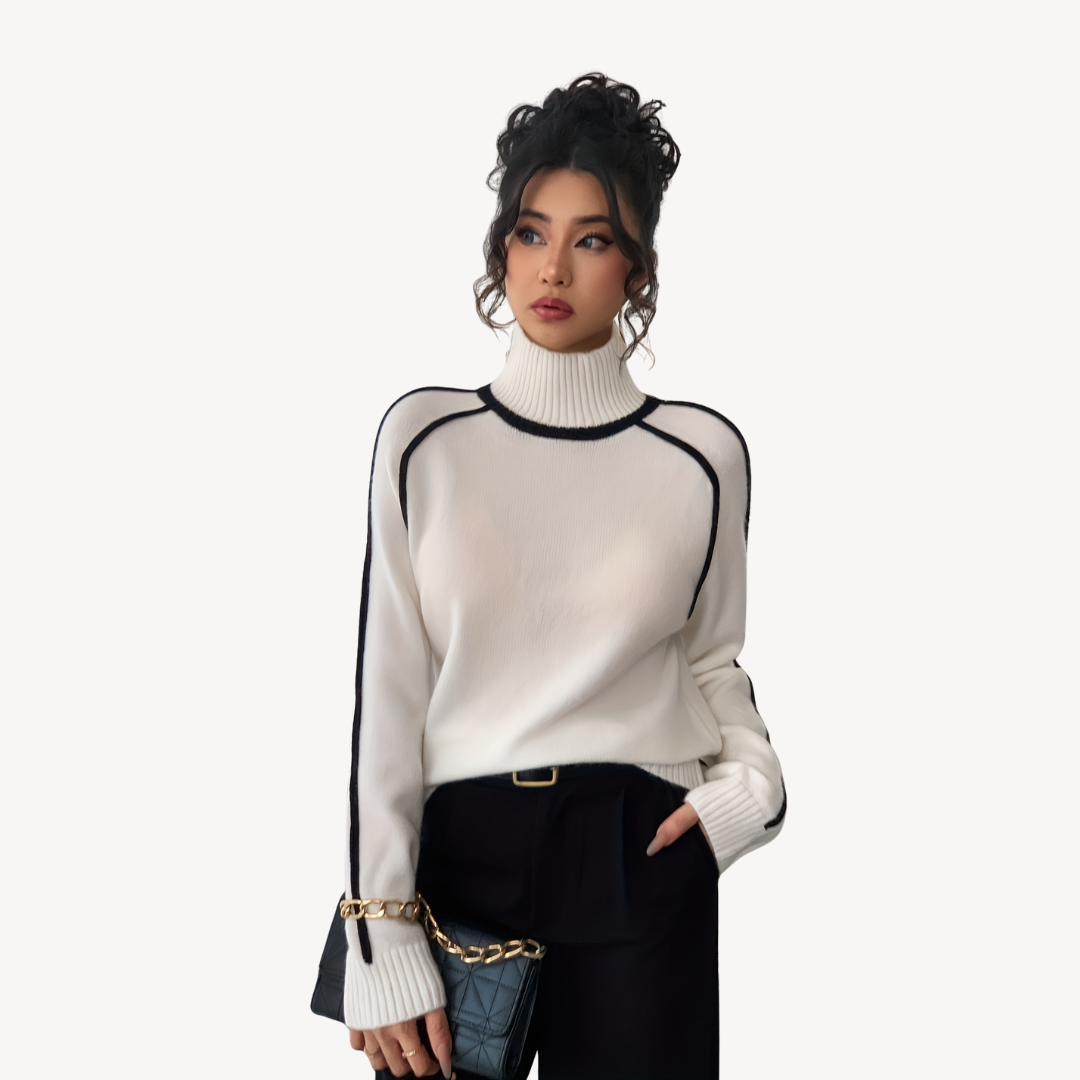 Pull à rayures classique femme - PanierRoyale