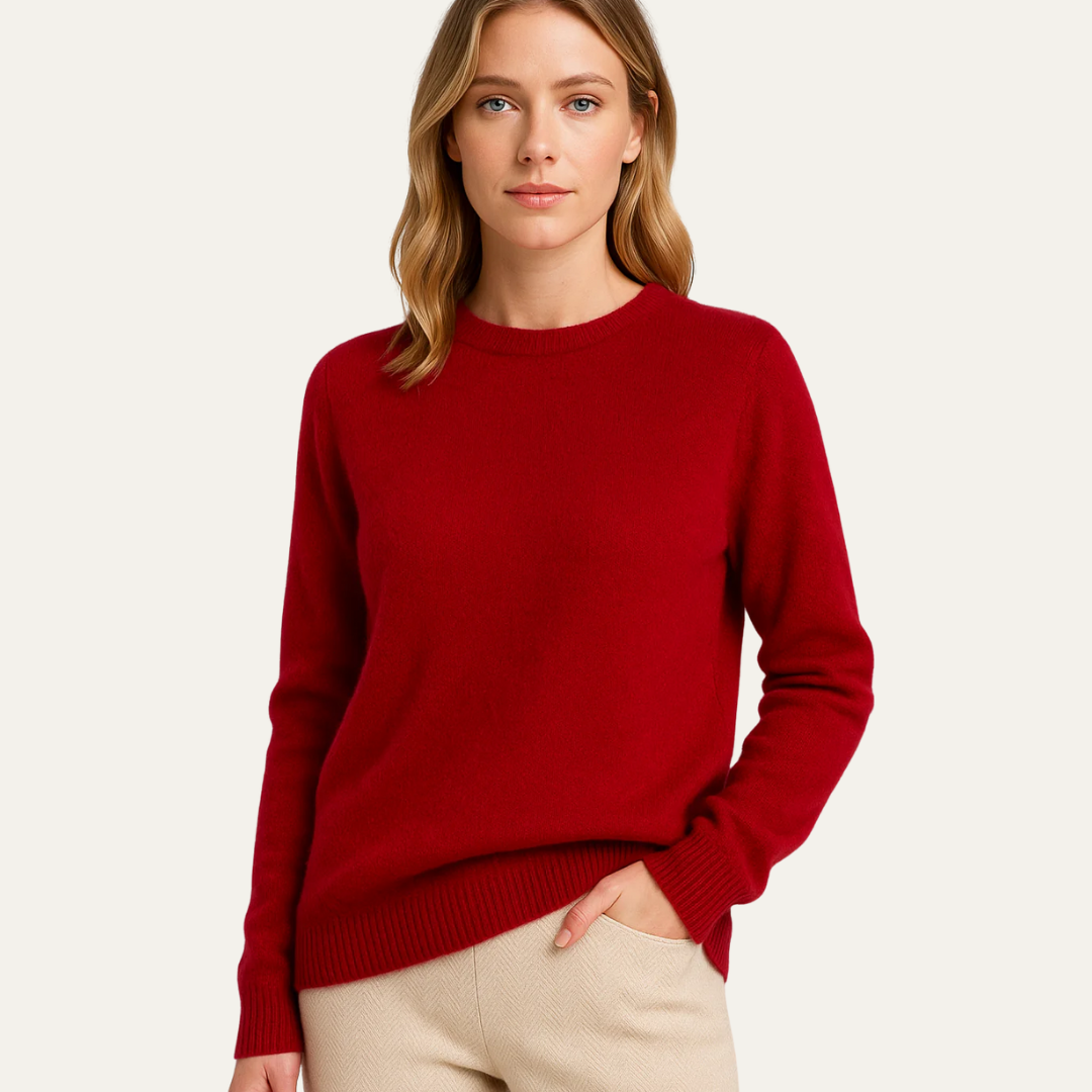 VogeLuxe | Pull rond classique pour femme 1