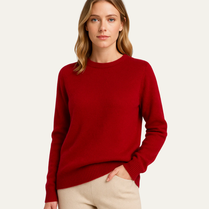 VogeLuxe | Pull rond classique pour femme 1