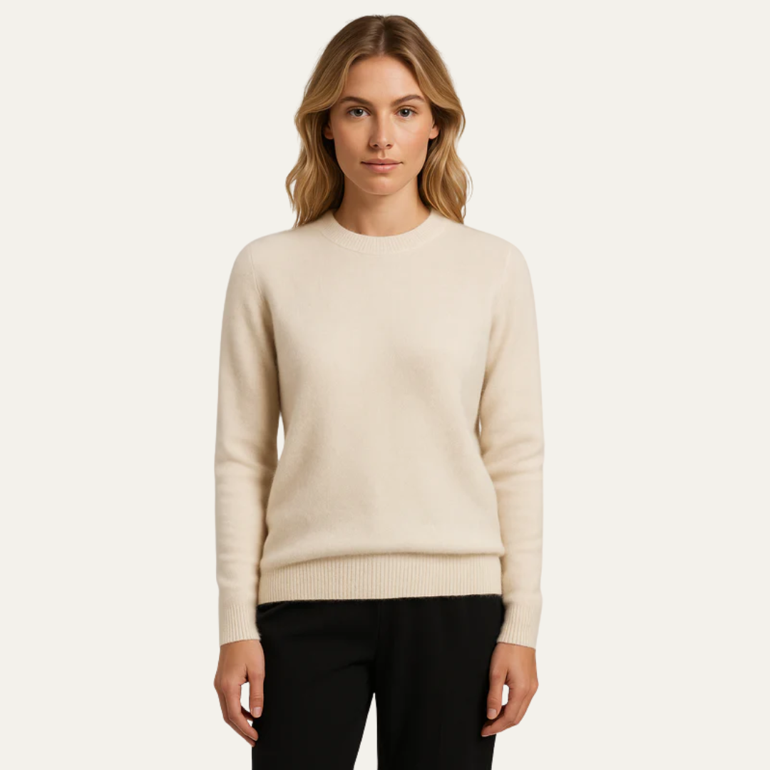 VogeLuxe | Pull rond classique pour femme 10