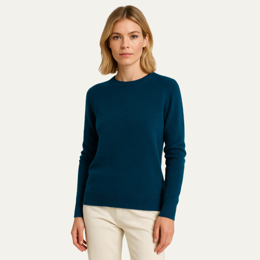 VogeLuxe | Pull rond classique pour femme 11