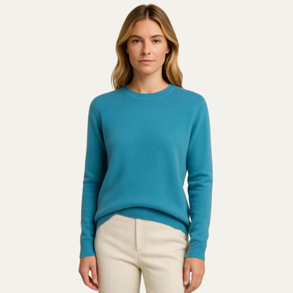 VogeLuxe | Pull rond classique pour femme 12