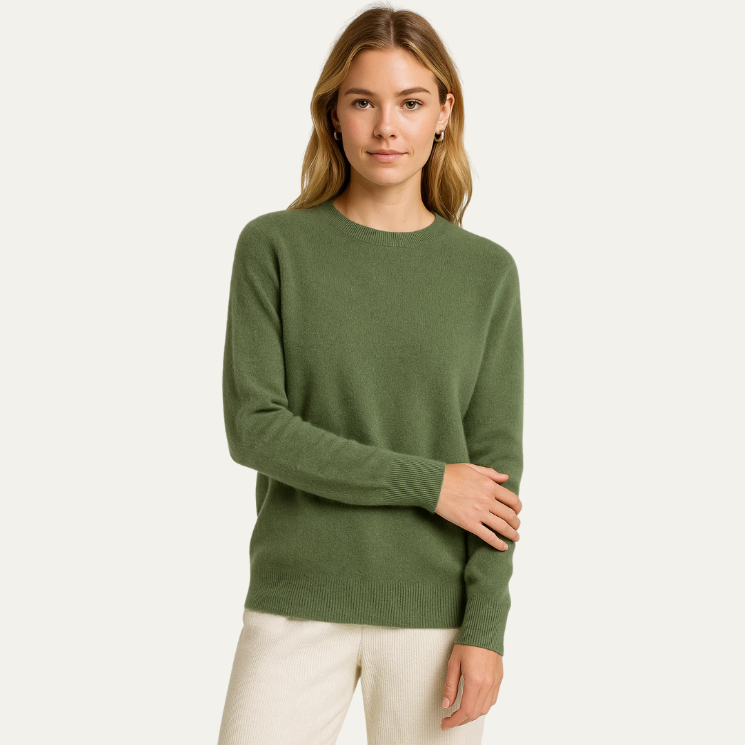 VogeLuxe | Pull rond classique pour femme 13