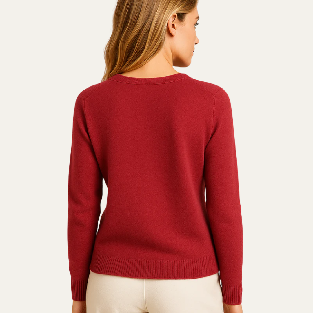 VogeLuxe | Pull rond classique pour femme 2