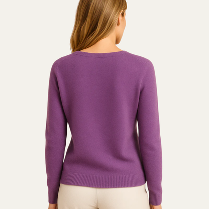 VogeLuxe | Pull rond classique pour femme 4