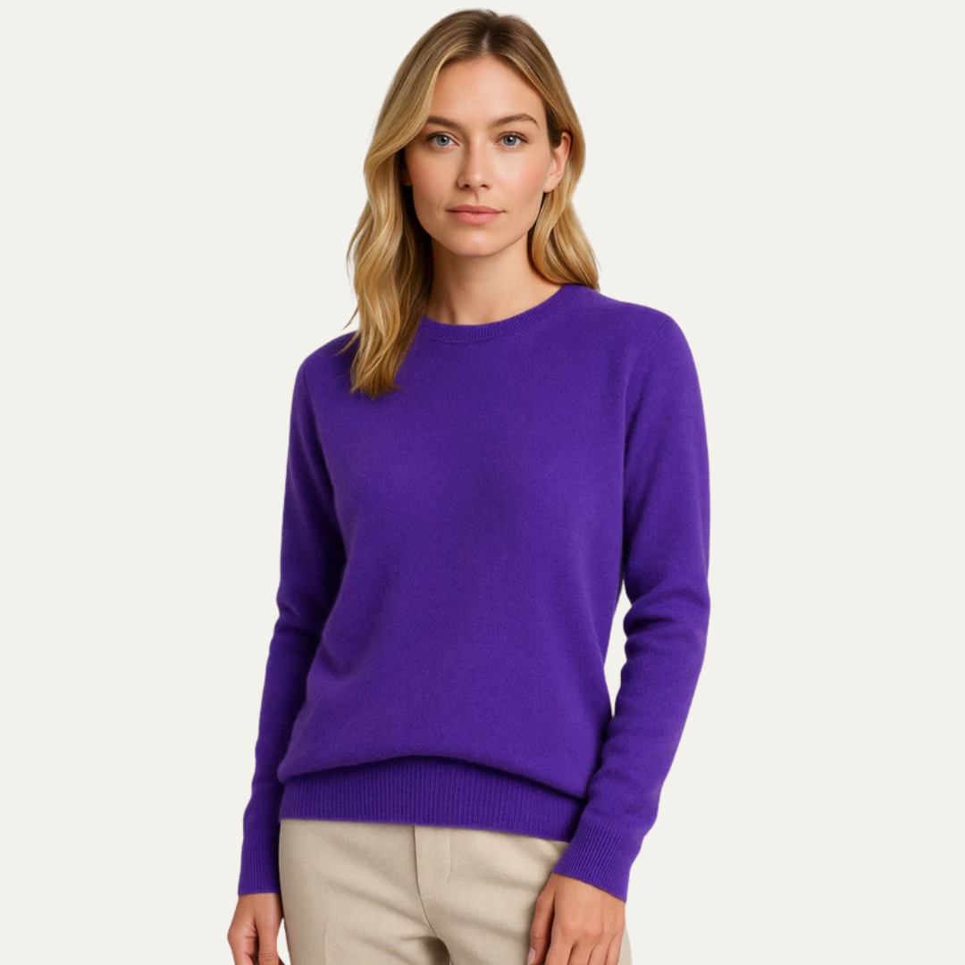 VogeLuxe | Pull rond classique pour femme 8