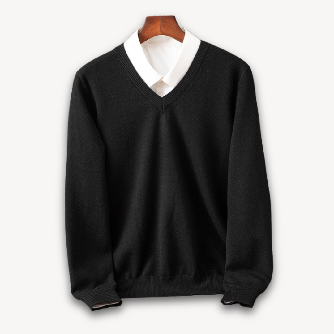 Pull Homme Slim Fit Col V - PanierRoyale