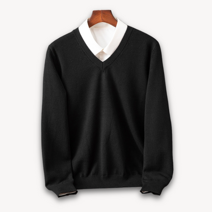 Pull Homme Slim Fit Col V - PanierRoyale