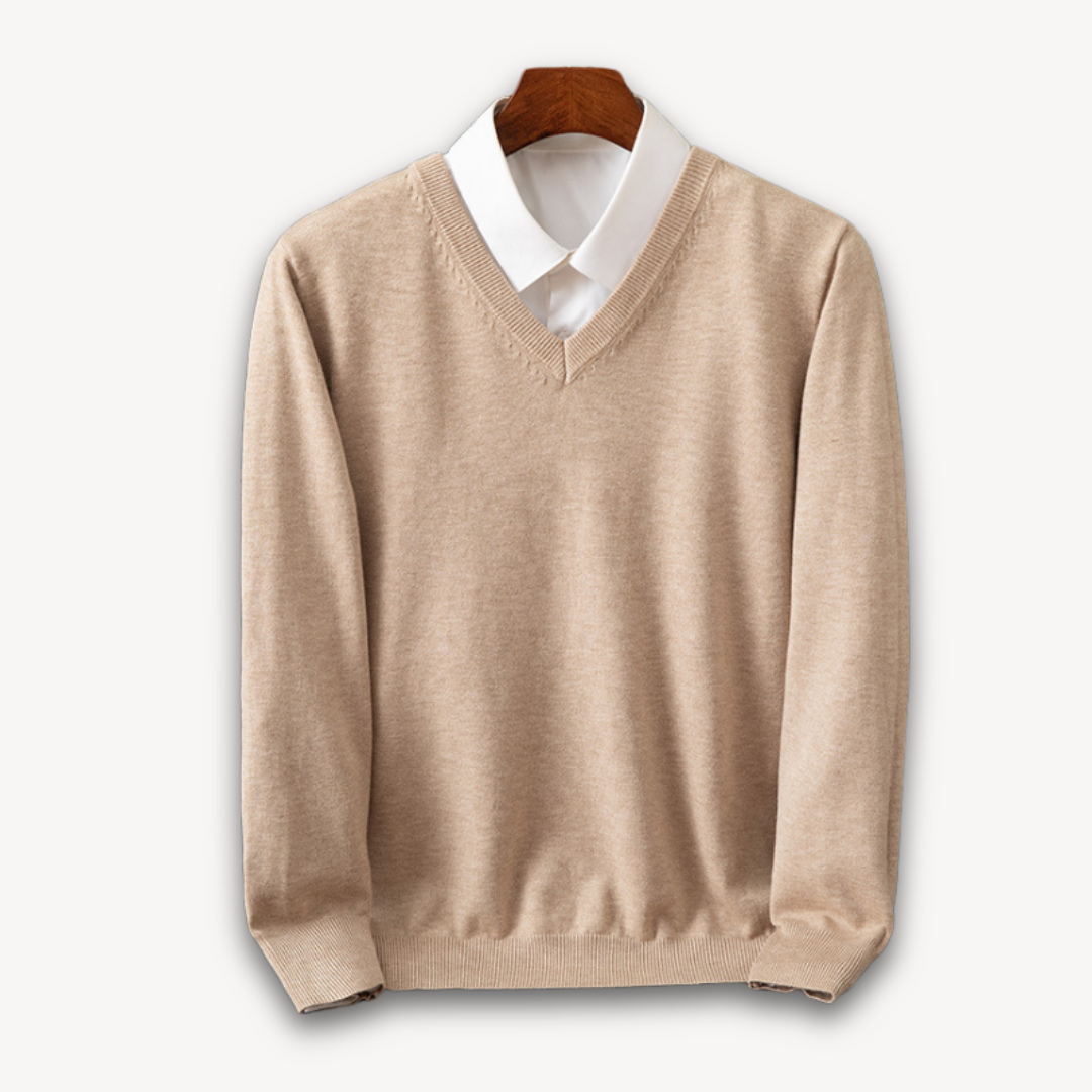 Pull Homme Slim Fit Col V