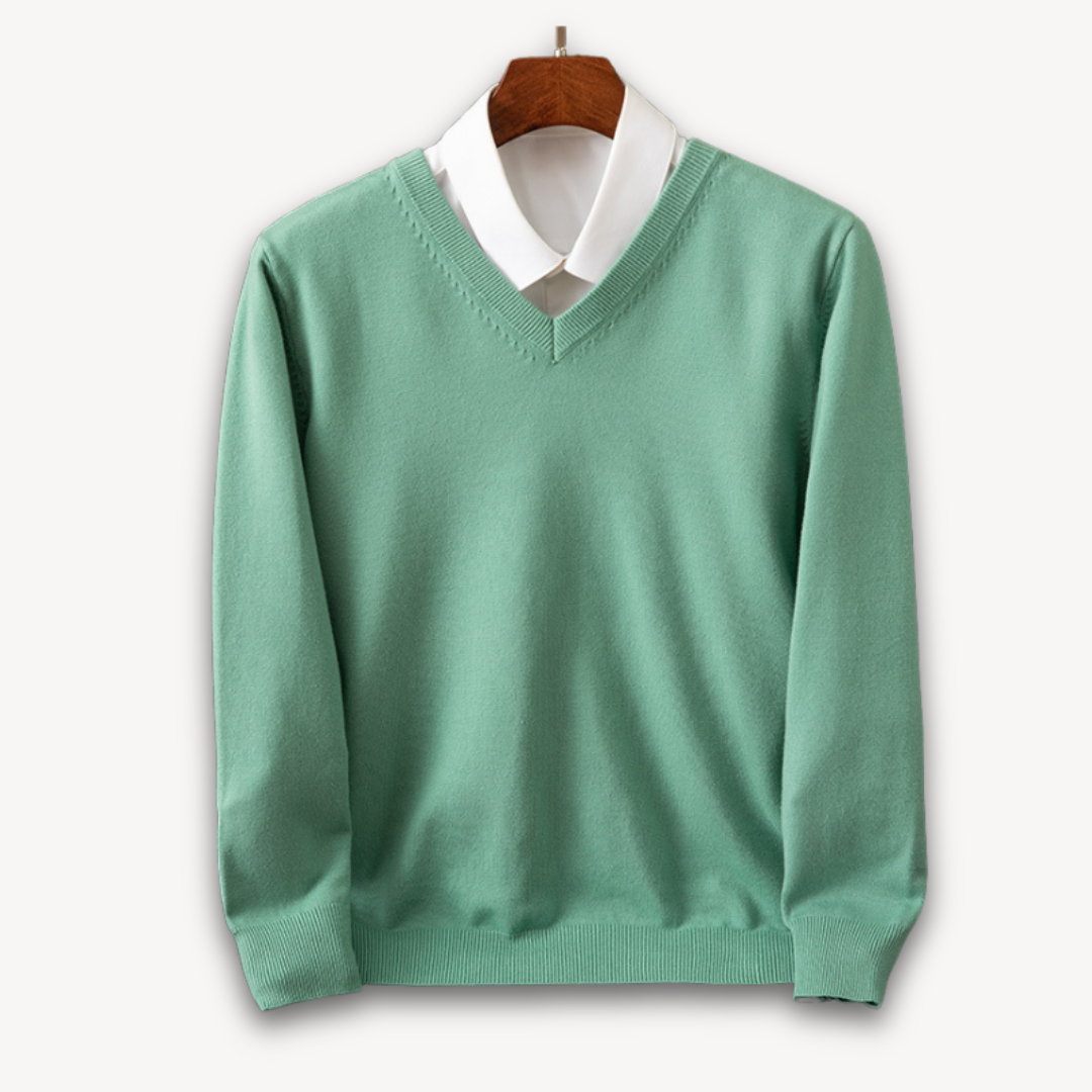 Pull Homme Slim Fit Col V