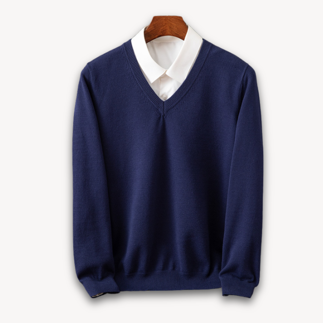 Pull Homme Slim Fit Col V