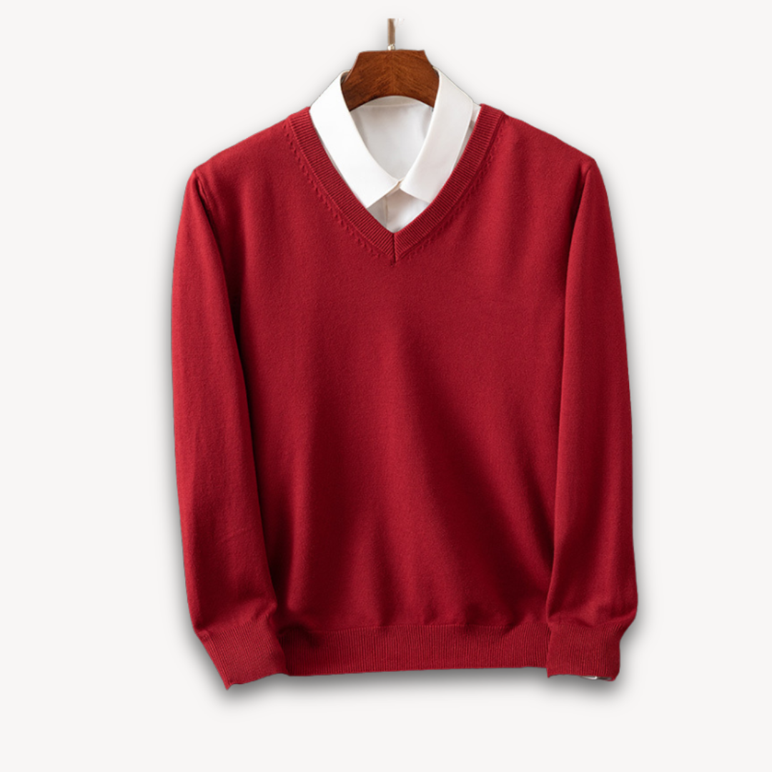 Pull Homme Slim Fit Col V