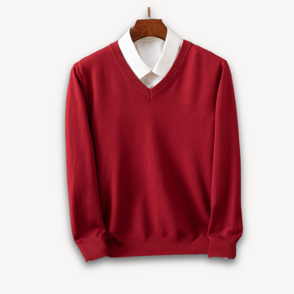 Pull Homme Slim Fit Col V