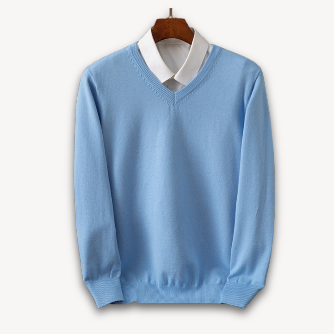 Pull Homme Slim Fit Col V