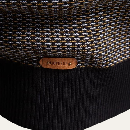 VogeLuxe | Pull texturé à col zippé pour homme 3
