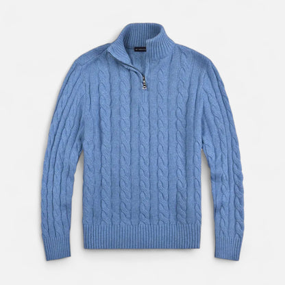 Pull Homme Décontracté à Col Ouvert