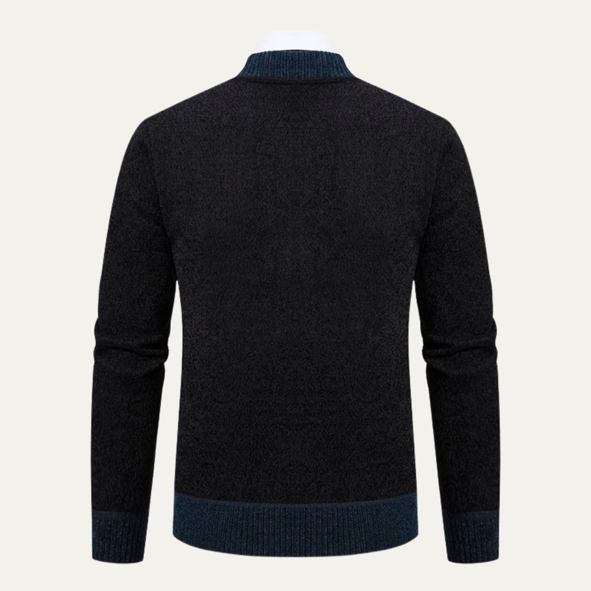 VogeLuxe | Pull zippé brodé pour homme 5