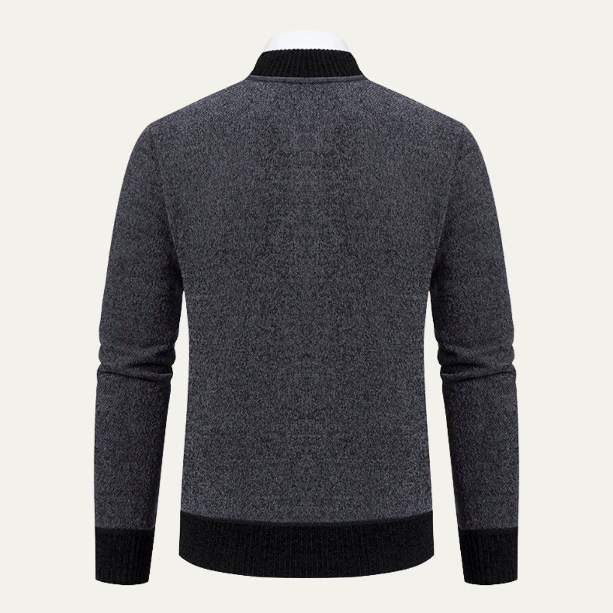 VogeLuxe | Pull zippé brodé pour homme 6