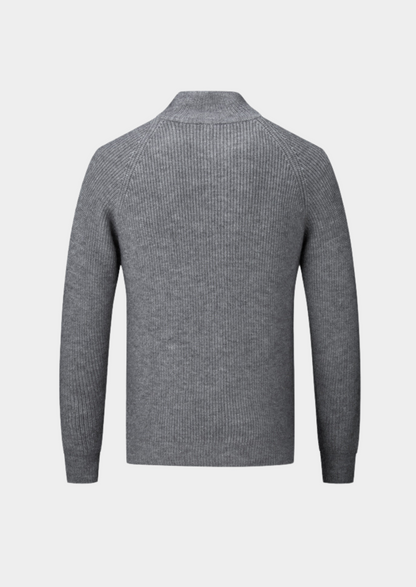 VogeLuxe | Pull zippé côtelé pour homme 3
