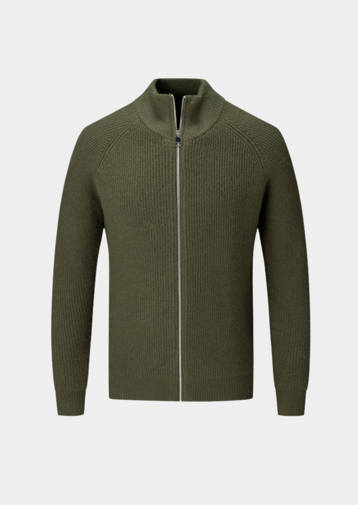 VogeLuxe | Pull zippé côtelé pour homme 9
