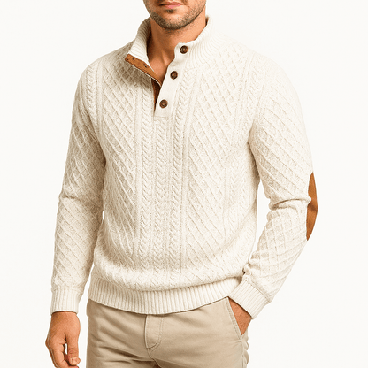 Pull à capuchon zippé pour homme
