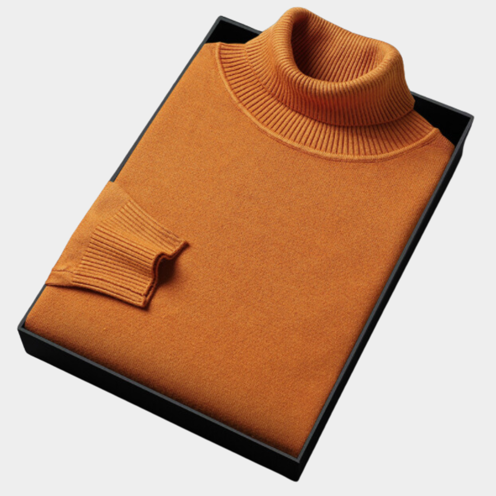 Pulls Hommes Côtelés Col Roulé Chauds et Élégants - PanierRoyale