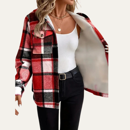 Chemise à carreaux femme décontractée et confortable