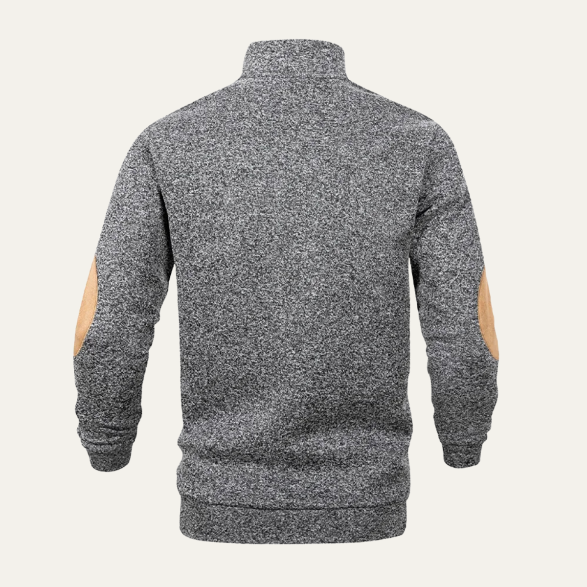 VogeLuxe | Sweat-shirt à col montant et fermeture à boutons-pression pour homme 2