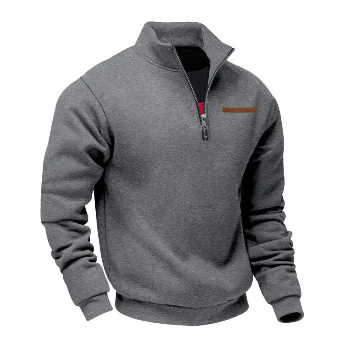 VogeLuxe | Sweat-shirt à col montant zippé pour homme 1