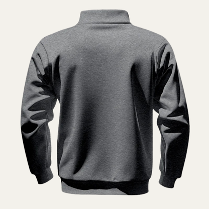 VogeLuxe | Sweat-shirt à col montant zippé pour homme 2