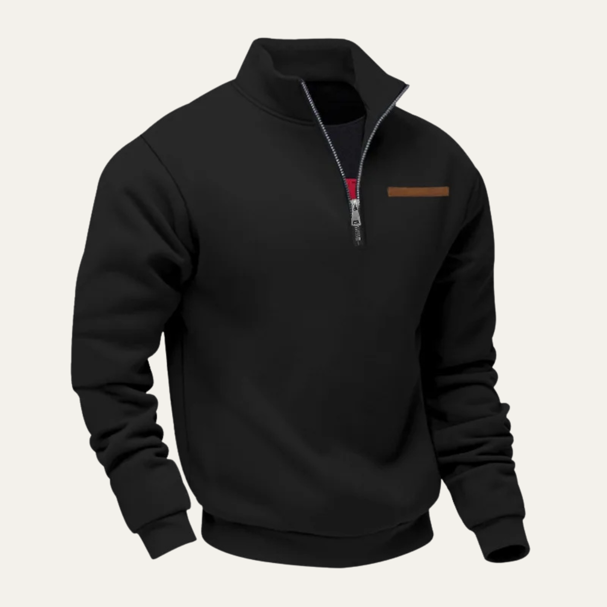 VogeLuxe | Sweat-shirt à col montant zippé pour homme 6