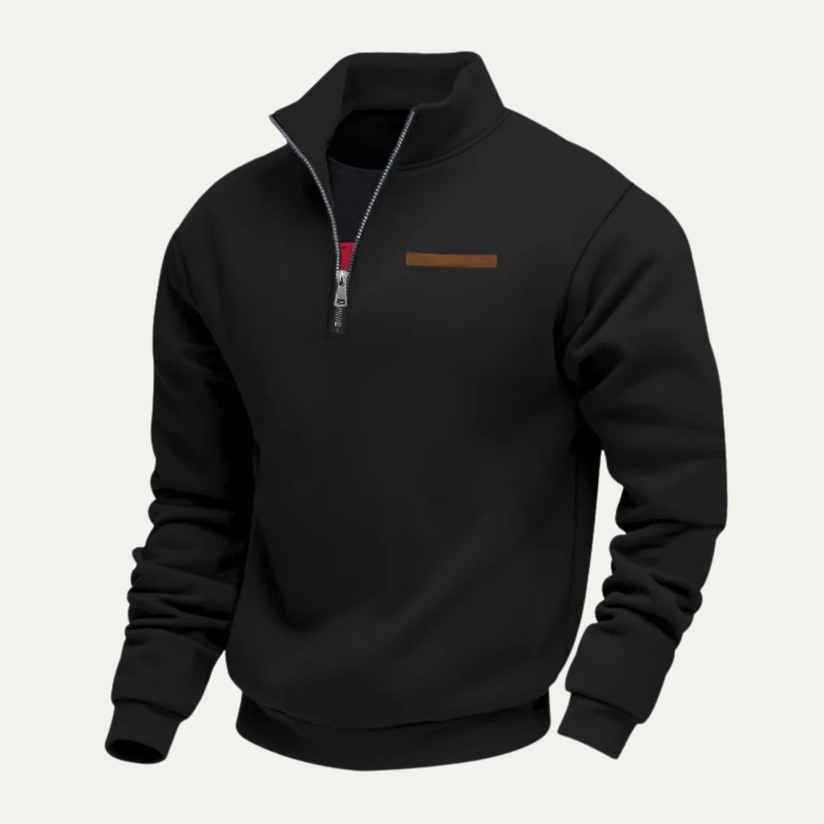 VogeLuxe | Sweat-shirt à col montant zippé pour homme 9