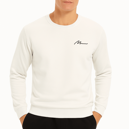 VogeLuxe | Sweat-shirt à col rond doublé polaire pour homme 4