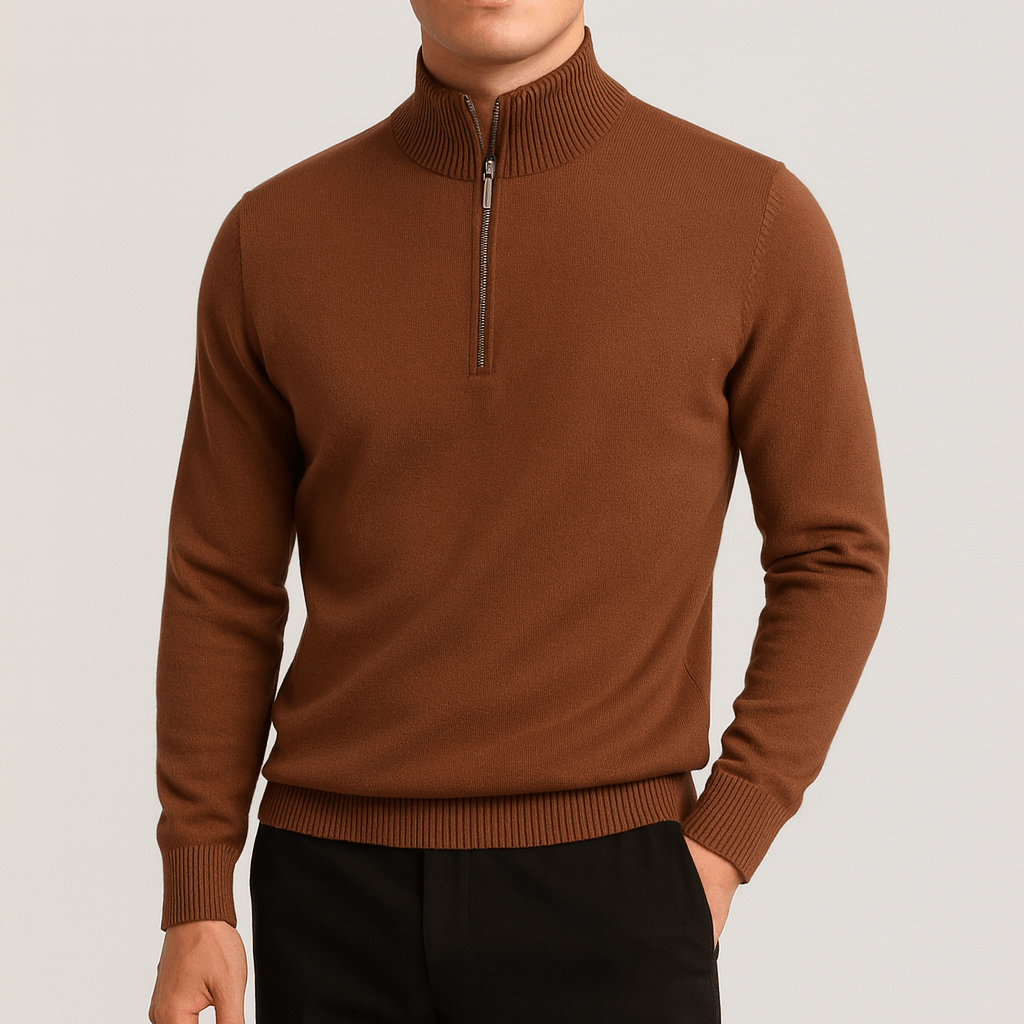 VogeLuxe | Sweat-shirt à col roulé oversize pour homme 2