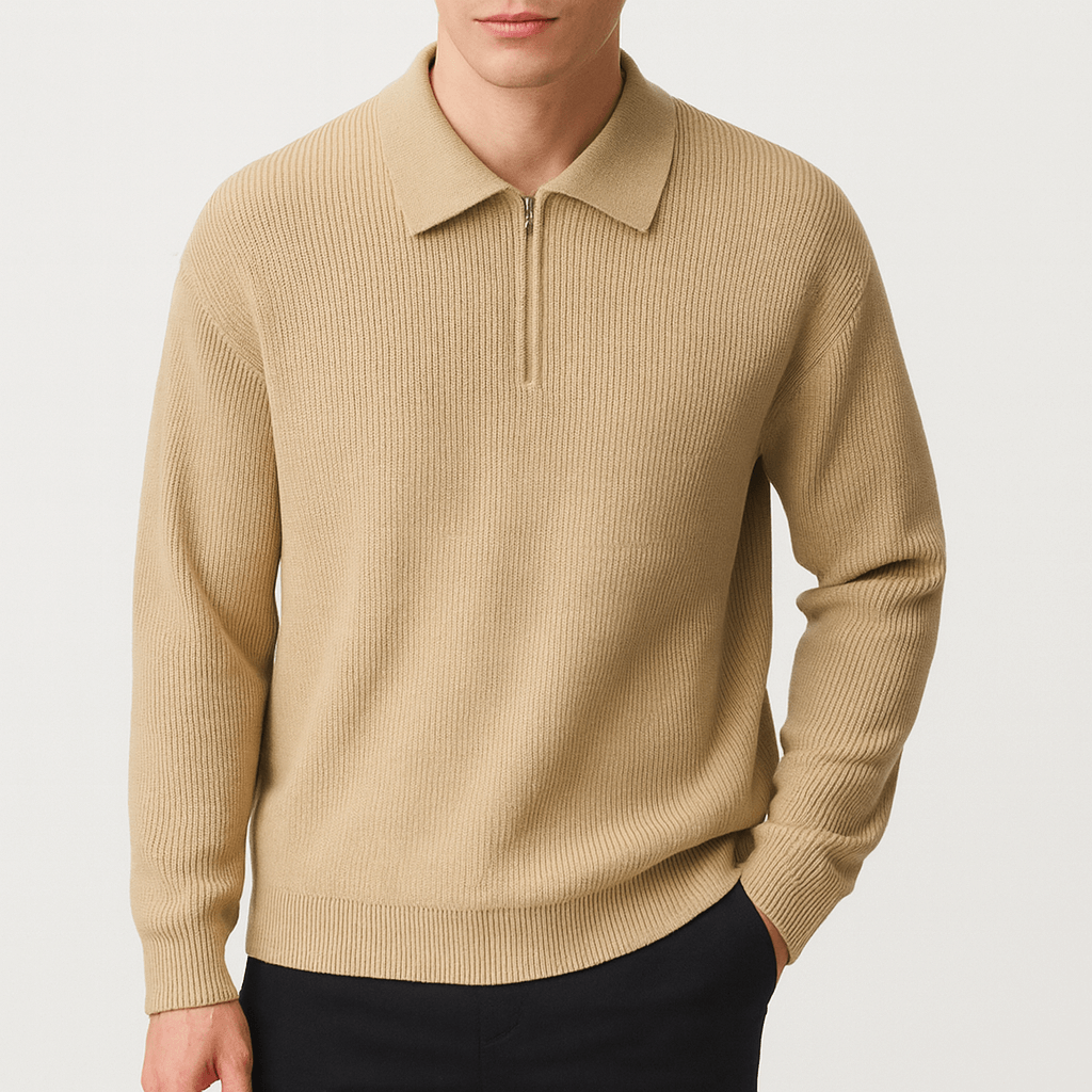 VogeLuxe | Sweat-shirt à demi-zip pour homme 1
