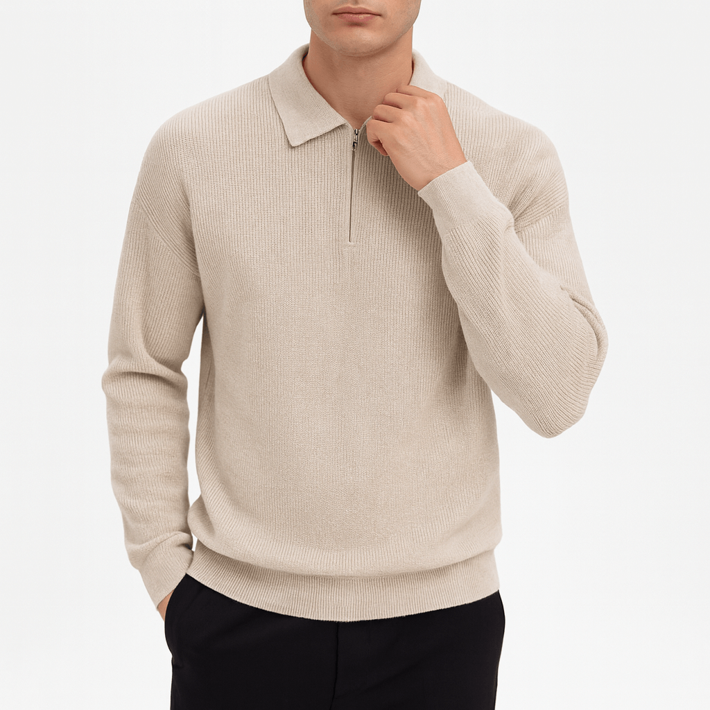 VogeLuxe | Sweat-shirt à demi-zip pour homme 2
