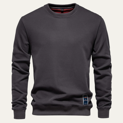 Sweat-shirt Homme Col Rond Coton Confortable
