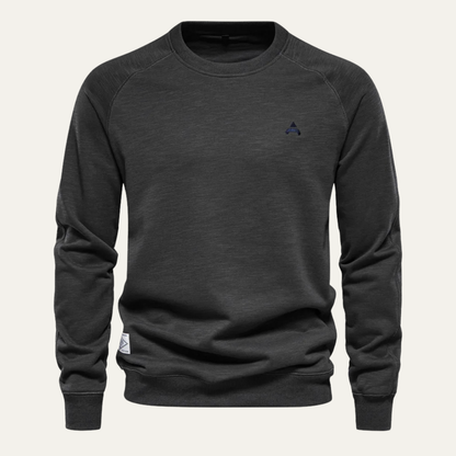 Sweat à col rond en coton homme confortable