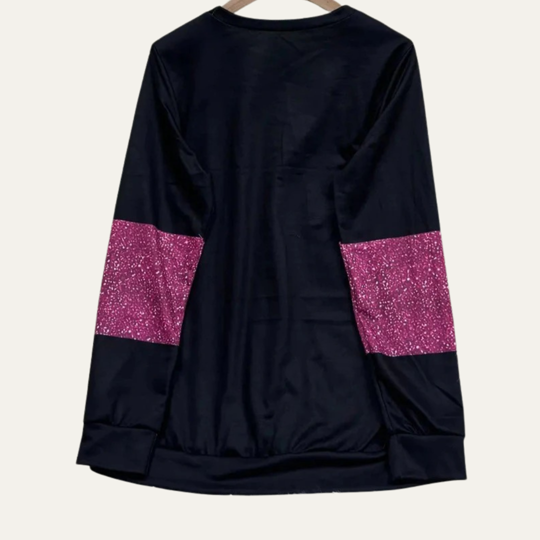 VogeLuxe | Sweat-shirt de Noël pour femme avec motif arbre étoilé 6