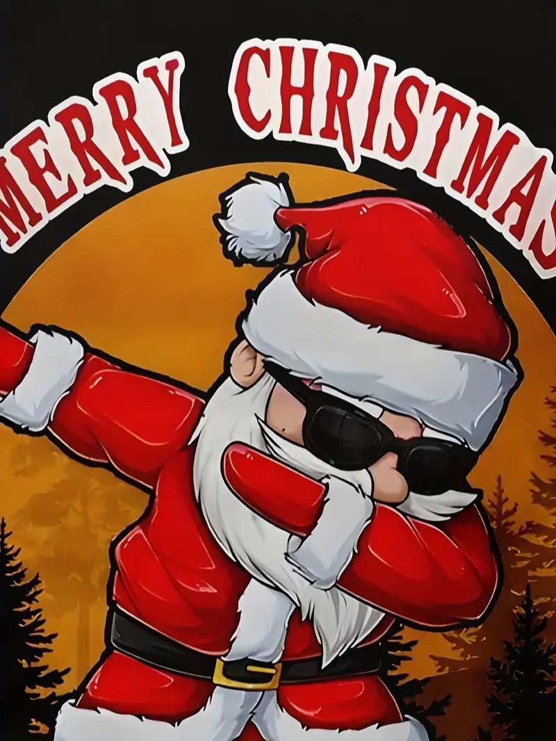 VogeLuxe | Sweat-shirt de Noël pour homme avec le Père Noël qui dab 4