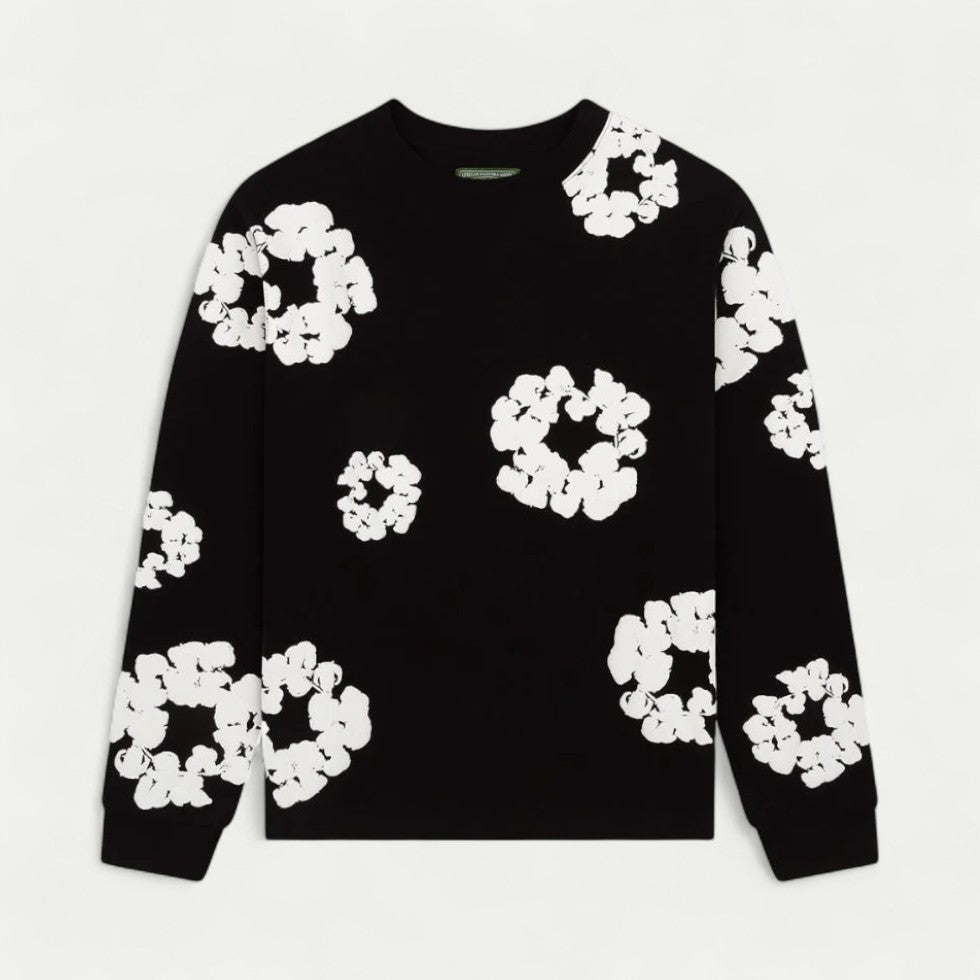 Sweat à fleurs femme décontracté et confortable - PanierRoyale